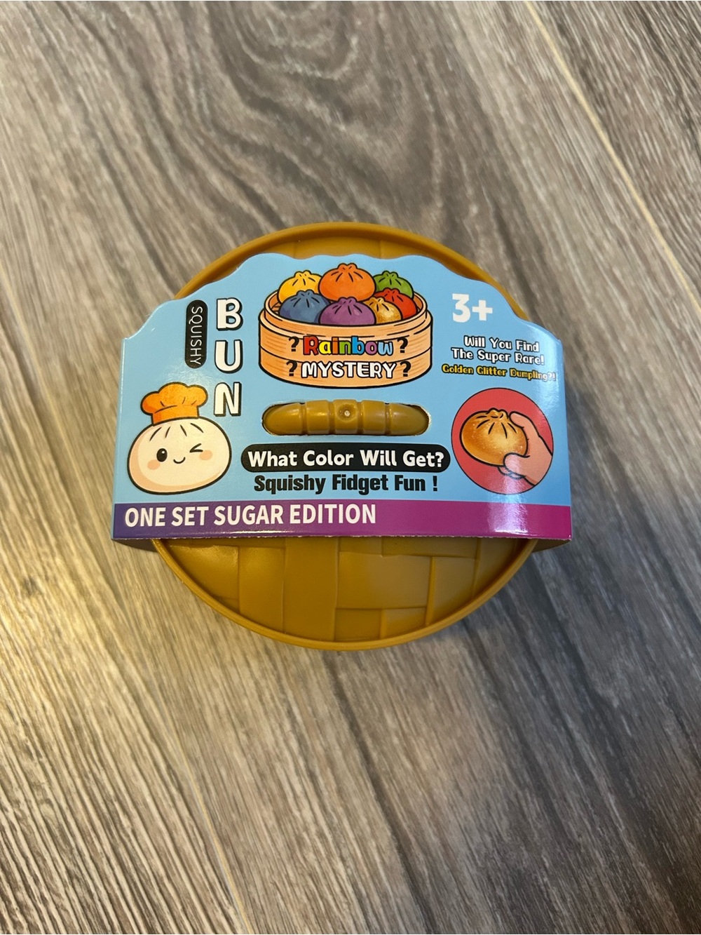 Rainbow Mystery Squishy Bun - Yellow